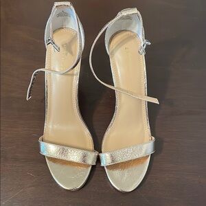 Express Rose Gold Strappy Heels